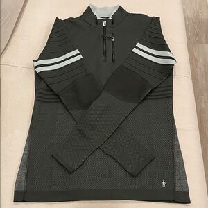 SMARTWOOL Women’s Intraknit Merino Tech 1/4 Zip Top Size M New without tag